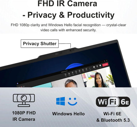 LENOVO ThinkPad X1 Carbon 14" Traditional Laptop Intel Core Ultra 7 32GB RAM Intel Graphics 1TB SSD Storage Windows 11 Pro 60Hz - Black