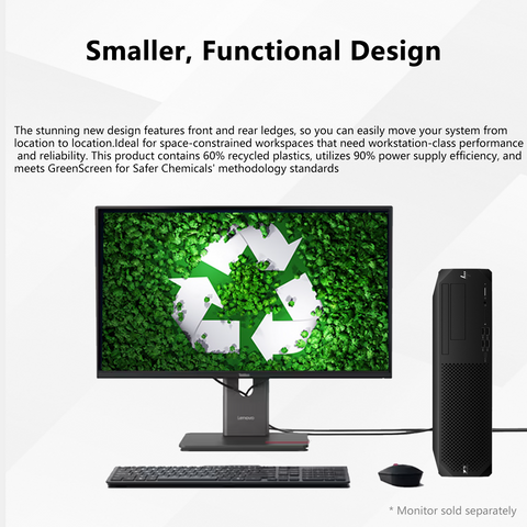 HP Z2 Workstation Desktop Intel Core i7 64GB RAM Intel UHD Graphics 1TB SSD Storage Windows 11 Pro - Black