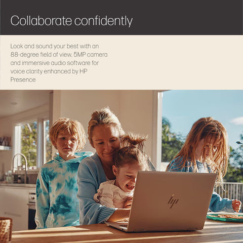 HP EliteBook 640 14 inches Traditional Laptop Intel Core Ultra 7 16GB RAM Intel Graphics 256GB SSD Storage Windows 11 Pro 60Hz - Silver