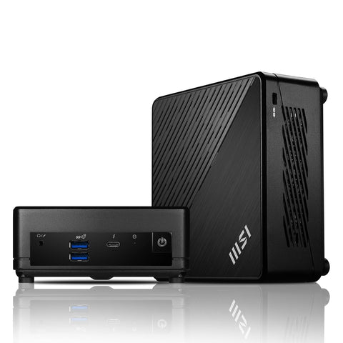 MSI Cubi 5 Mini Desktop Intel Core i5 8GB RAM Intel UHD Graphics 512GB SSD Storage Windows 11 Pro - Black