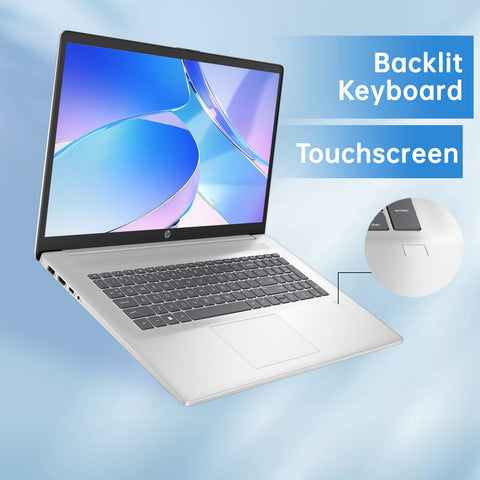 HP Essential 17.3 inches HD Traditional Laptop Intel Core Ultra 5 225U 16GB RAM Intel Graphics 1TB SSD Storage Windows 11 Pro 60Hz - Silver
