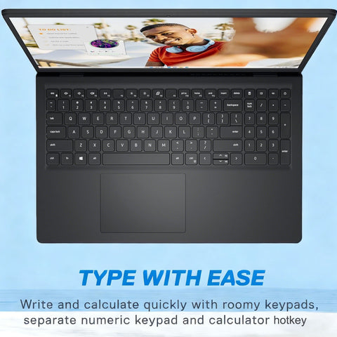 DELL Inspiron 3000 Series 15.6 inches Traditional Laptop AMD Ryzen 7 32GB RAM AMD Radeon Graphics 1TB SSD Storage Windows 11 Home 60Hz - Black