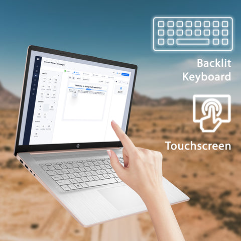 HP Essential 17.3 inches Traditional Laptop Intel Core i5 8GB RAM Intel UHD Graphics 1TB SSD Storage Windows 11 Home 60Hz - Rose
