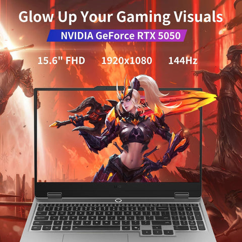 LENOVO LOQ 15.6" Traditional Laptop AMD Ryzen 7 16GB RAM NVIDIA GeForce RTX 5050 1TB SSD Storage Windows 11 Home 144Hz - Grey