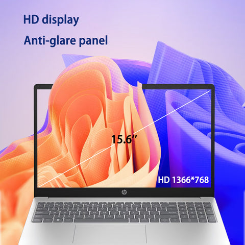 HP Essential 15.6" Traditional Laptop Intel Core i5 8GB RAM Intel Iris Xe Graphics 256GB SSD Storage Windows 11 Home 60Hz - Silver