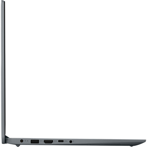 Lenovo Ideapad 1 Laptop, 15.6" HD Screen, AMD Athlon Silver 3050U, Webcam, HDMI, Type-C, Wi-Fi 6, Media Card Reader, Windows 11 Home, Cloud Grey