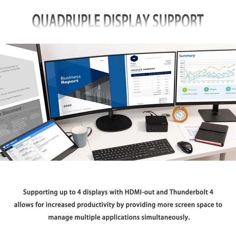 MSI Cubi NUC MFF Desktop Intel Core 7 32GB RAM Intel Graphics 1TB SSD Storage Windows 11 Home - Black