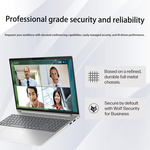 HP EliteBook 660 16" Traditional Laptop Intel Core Ultra 7 16GB RAM Intel Graphics 512GB SSD Storage Windows 11 Pro 60Hz - Silver