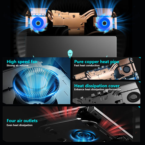 THUNDEROBOT Storm 17.3 inches Traditional Laptop Intel Core i7 64GB RAM RAM NVIDIA GeForce RTX 5060 2TB SSD Storage Windows 11 Home 165Hz - Black