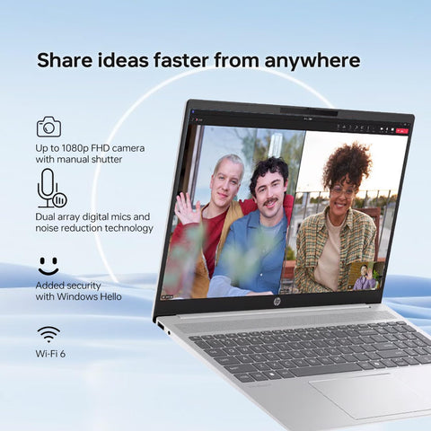 HP Essential 17.3" Traditional Laptop Intel Core Ultra 7 16GB RAM Intel Graphics 1TB SSD Storage Windows 11 Home 60Hz - Silver