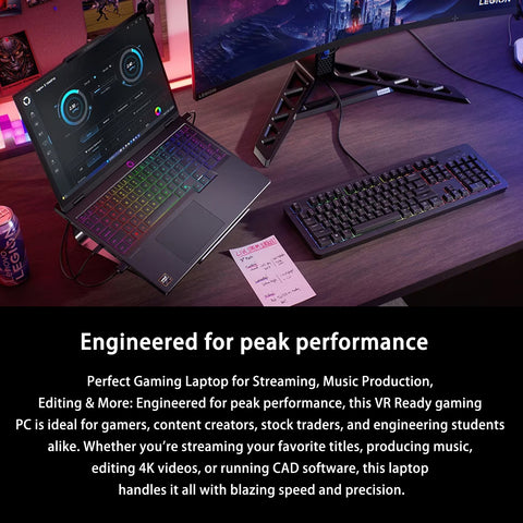 LENOVO Legion 5 15.1" Traditional Laptop AMD Ryzen 7 16GB RAM NVIDIA GeForce RTX 5060 512GB SSD Storage Windows 11 Home 165Hz - Black