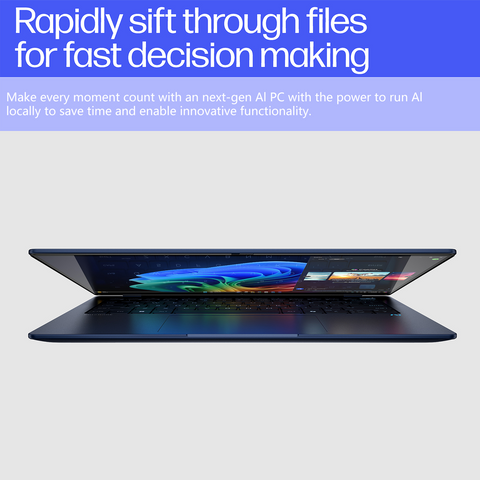 HP EliteBook Ultra 14" Traditional Laptop Qualcomm Snapdragon X Elite 16GB RAM Qualcomm Adreno X1-85 512GB SSD Storage Windows 11 Pro 60Hz - Blue