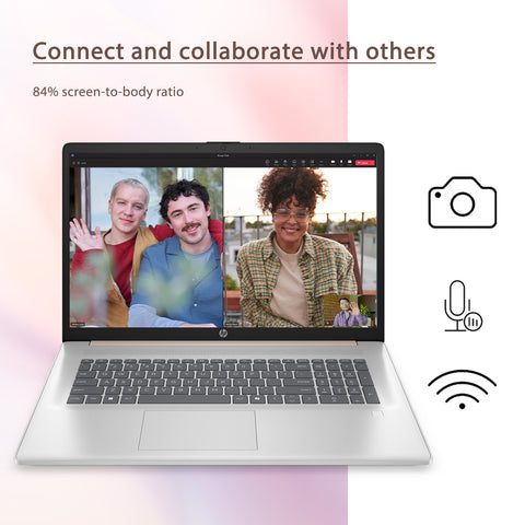 HP Essential 17.3" Traditional Laptop Intel Core Ultra 5 16GB RAM Intel Graphics 1TB SSD Storage Windows 11 Home 60Hz - Rose