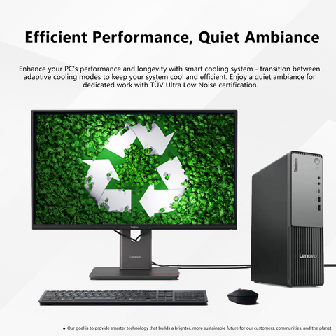 LENOVO ThinkCentre neo 55s SFF Desktop AMD Ryzen 7 32GB RAM AMD Radeon Graphics 2TB SSD Storage Windows 11 Pro - Black