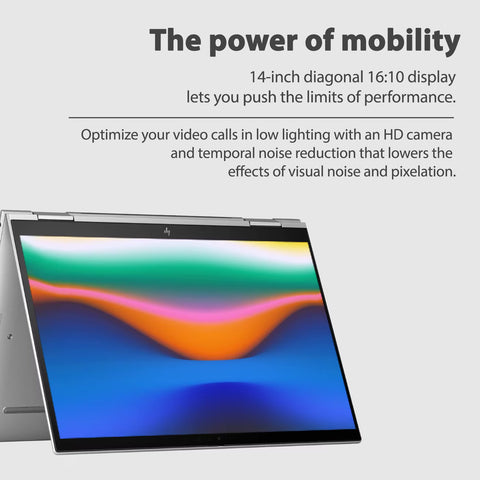 HP EliteBook 640 14 inches Traditional Laptop Intel Core Ultra 7 16GB RAM Intel Graphics 256GB SSD Storage Windows 11 Pro 60Hz - Silver