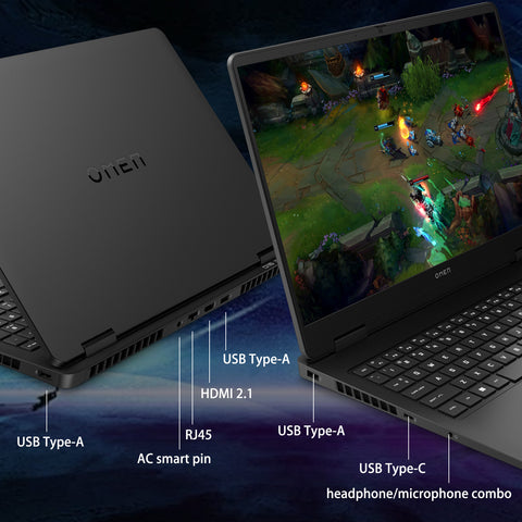 HP Omen Slim 16" Traditional Laptop Intel Core Ultra 9 16GB RAM NVIDIA GeForce RTX 5070 512GB SSD Storage Windows 11 Home 240Hz - Black