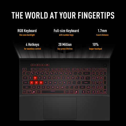 ASUS TUF A16 16 inches Traditional Laptop AMD Ryzen 7 32GB RAM NVIDIA GeForce RTX 5060 2TB SSD Storage Windows 11 Pro 165Hz - Grey