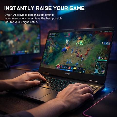 HP Omen 16-in Traditional Laptop Intel Core i7 32GB RAM NVIDIA GeForce RTX 5070 1TB SSD Storage Windows 11 Home 240Hz - Black