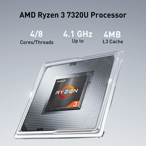 LENOVO V-Series V15 Gen 4 Business Traditional Laptop, 15.6" FHD 1920x1080 Non-touch 60Hz, AMD Ryzen 3 7320U, AMD Radeon Graphics, 16GB Onboard RAM Only, 1TB PCIe M.2 SSD, Wi-Fi 6, Windows 11 Pro, Black