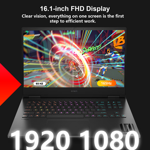 HP Omen 16.1" Traditional Laptop Intel Core i9 16GB RAM NVIDIA GeForce RTX 4060 512GB SSD Storage Windows 11 Home 165Hz - Black