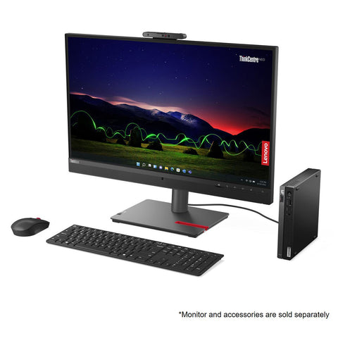 LENOVO ThinkCentre neo 50q MFF Desktop Intel Core i5 16GB RAM Intel UHD Graphics 512GB SSD Storage Windows 11 Pro - Black