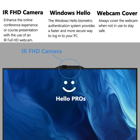 MSI PRO AP272P 27" All-in-One Intel Core i5 8GB RAM Intel UHD Graphics 1TB SSD Storage Windows 11 Home 100Hz - Black