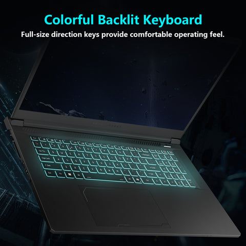 THUNDEROBOT Storm 17.3 inches Traditional Laptop Intel Core i7 64GB RAM RAM NVIDIA GeForce RTX 5070 1TB SSD Storage Windows 11 Home 165Hz - Black