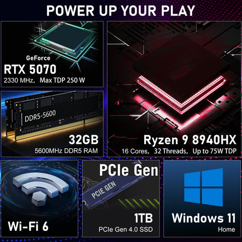 ASUS ROG Strix 16-in Traditional Laptop AMD Ryzen 9 16GB RAM NVIDIA GeForce RTX 5070 1TB SSD Storage Windows 11 Home 165Hz - Black