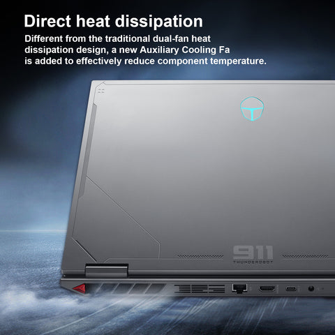 Thunderobot Radiant 16 4060 2.5K Gaming Laptop, 16" WQXGA 240Hz Display, Intel Core i9-13900HX, GeForce RTX 4060, 16GB DDR5 RAM, 512GB PCIe SSD, RGB Backlit Keyboard, Wi-Fi 6, Win 11 Home, Gray