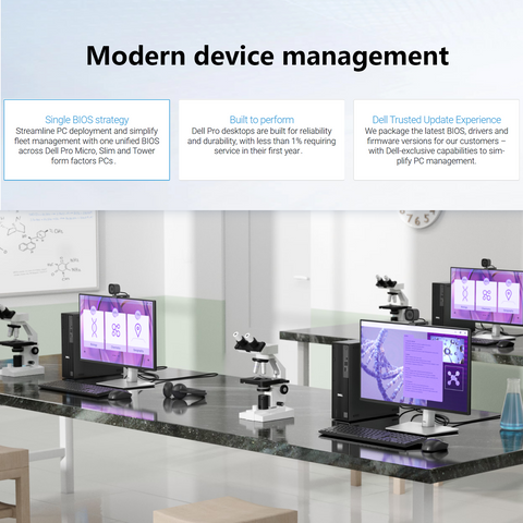 DELL Pro Slim MFF Desktop Intel Core Ultra 5 8GB RAM Intel Graphics 512GB SSD Storage Windows 11 Pro - Black