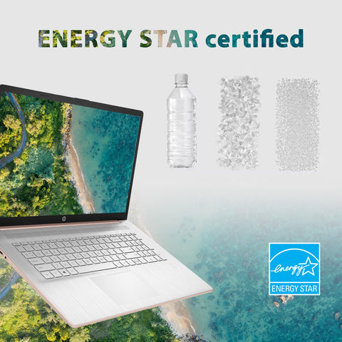 HP Essential 17.3 inches Traditional Laptop Intel Core i5 8GB RAM Intel UHD Graphics 1TB SSD Storage Windows 11 Home 60Hz - Rose