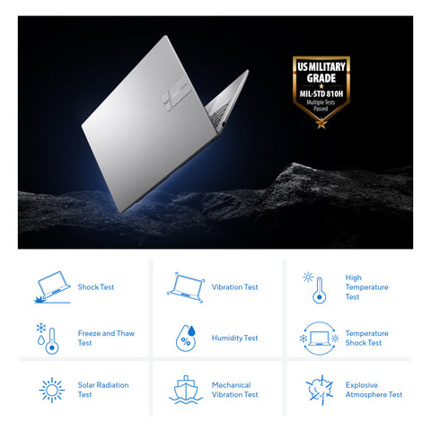 ASUS Vivobook 15 15.6-in Traditional Laptop Intel Core 7 40GB RAM Intel Graphics 2TB SSD Storage Windows 11 Pro 60Hz - Silver