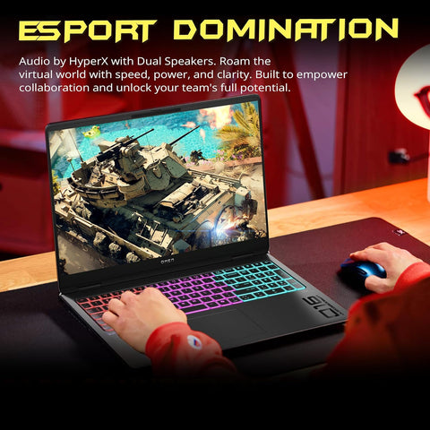 HP Omen MAX 16 inches Traditional Laptop AMD Ryzen AI 9 64GB RAM NVIDIA GeForce RTX 5070 Ti 4TB SSD Storage Windows 11 Home 240Hz - Black