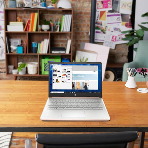 HP Essential 14" Traditional Laptop Intel Celeron 4GB RAM Intel UHD Graphics 64GB eMMC Storage Windows 11 Home 60Hz - Pink