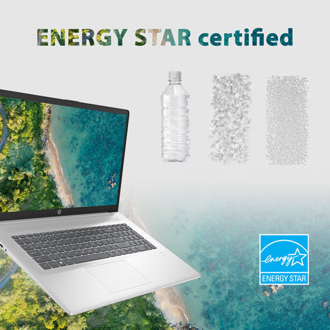 HP Essential 17.3 inches Traditional Laptop Intel Core i5 8GB RAM Intel UHD Graphics 1TB SSD Storage Windows 11 Home 60Hz - Silver