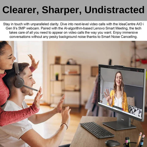 LENOVO IdeaCentre I 27 inches All-in-One Intel Core i5 16GB RAM Intel UHD Graphics 2TB SSD Storage Windows 11 Home 100Hz - Grey