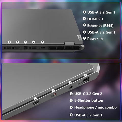 LENOVO LOQ 15 15.6" Traditional Laptop AMD Ryzen 7 24GB RAM NVIDIA GeForce RTX 4050 512GB SSD Storage Windows 11 Home 144Hz - Grey