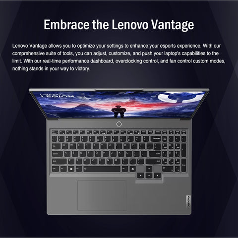 LENOVO Legion Pro 7 Gen 8 Traditional Laptop 16" AMD Ryzen 9 32GB RAM NVIDIA GeForce RTX 4090 1TB SSDSSD 1TB SSDSSD Storage Windows 11 Home 240Hz - Grey