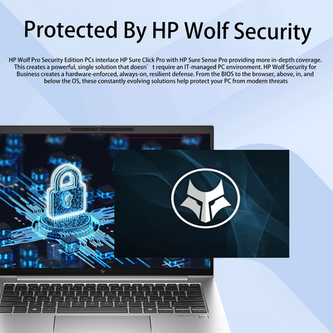 HP EliteBook 840 14 inches Traditional Laptop Intel Core Ultra 7 32GB RAM Intel Graphics 1TB SSD Storage Windows 11 Pro 60Hz - Silver