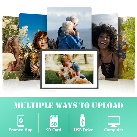 Pexar by Lexar 10.1 inches WiFi Digital Photo Frame | HD Anti-Glare Touch Display | 32GB Storage | Share Photos/Videos via App | Perfect for Gifting