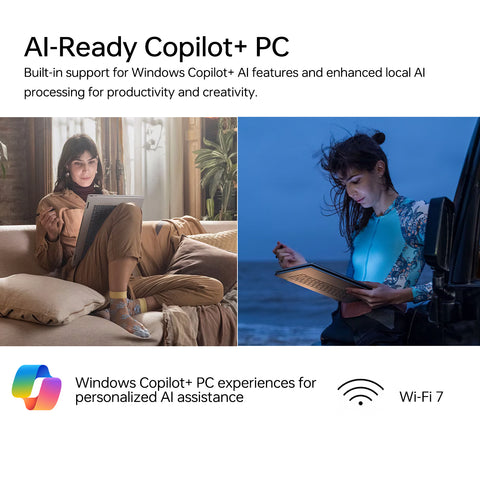 HP OmniBook 7 16-in 2-in-1 Laptop Intel Core Ultra 7 32GB RAM Intel Arc 140V 2TB SSD Storage Windows 11 Pro 60Hz - Silver