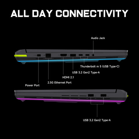 ASUS ROG Strix 16" Traditional Laptop Intel Core Ultra 9 32GB RAM NVIDIA GeForce RTX 5080 1TB SSD Storage Windows 11 Home 240Hz - Grey