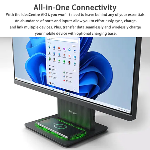 LENOVO IdeaCentre I 27 inches All-in-One Intel Core i7 64GB RAM Intel UHD Graphics 2TB SSD Storage Windows 11 Pro 100Hz - Black