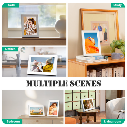 Pexar by Lexar 10.1 inches WiFi Digital Photo Frame | HD Anti-Glare Touch Display | Share Photos/Videos via App | Perfect for Gifting