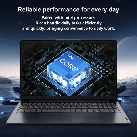 LENOVO IdeaPad 1 15.6" Traditional Laptop Intel Core i5 8GB RAM Intel UHD Graphics 256GB SSD Storage Windows 11 Home 60Hz - Blue
