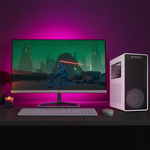 HP Omen 16L Tower Desktop Intel Core Ultra 7 32GB RAM NVIDIA GeForce RTX 5060 2TB SSD Storage Windows 11 Pro - Black