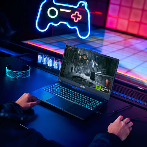 MSI Cyborg 15 15.6" Traditional Laptop Intel Core i7 16GB RAM NVIDIA GeForce RTX 4060 1TB SSD Storage Windows 11 Home 144Hz - Black