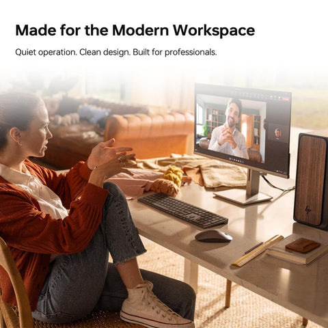 HP OmniDesk Tower Desktop Intel Core Ultra 7 32GB RAM NVIDIA GeForce RTX 5060 1TB SSD Storage Windows 11 Pro - Black