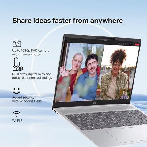 HP Essential 17.3" Traditional Laptop Intel Core Ultra 5 8GB RAM Intel Graphics 512GB SSD Storage Windows 11 Home 60Hz - Silver