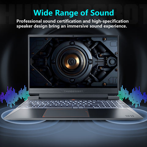 THUNDEROBOT Storm 15 15.6 inches Traditional Laptop Intel Core i7 64GB RAM NVIDIA GeForce RTX 4050 2TB SSD Storage Windows 11 Home 165Hz - Black
